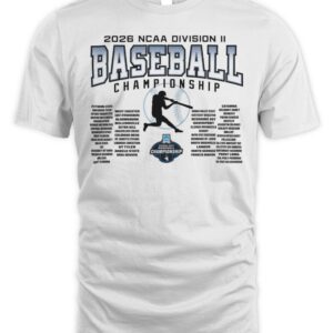 2026 NCAA Division II Baseball Championship Teams T Shirt