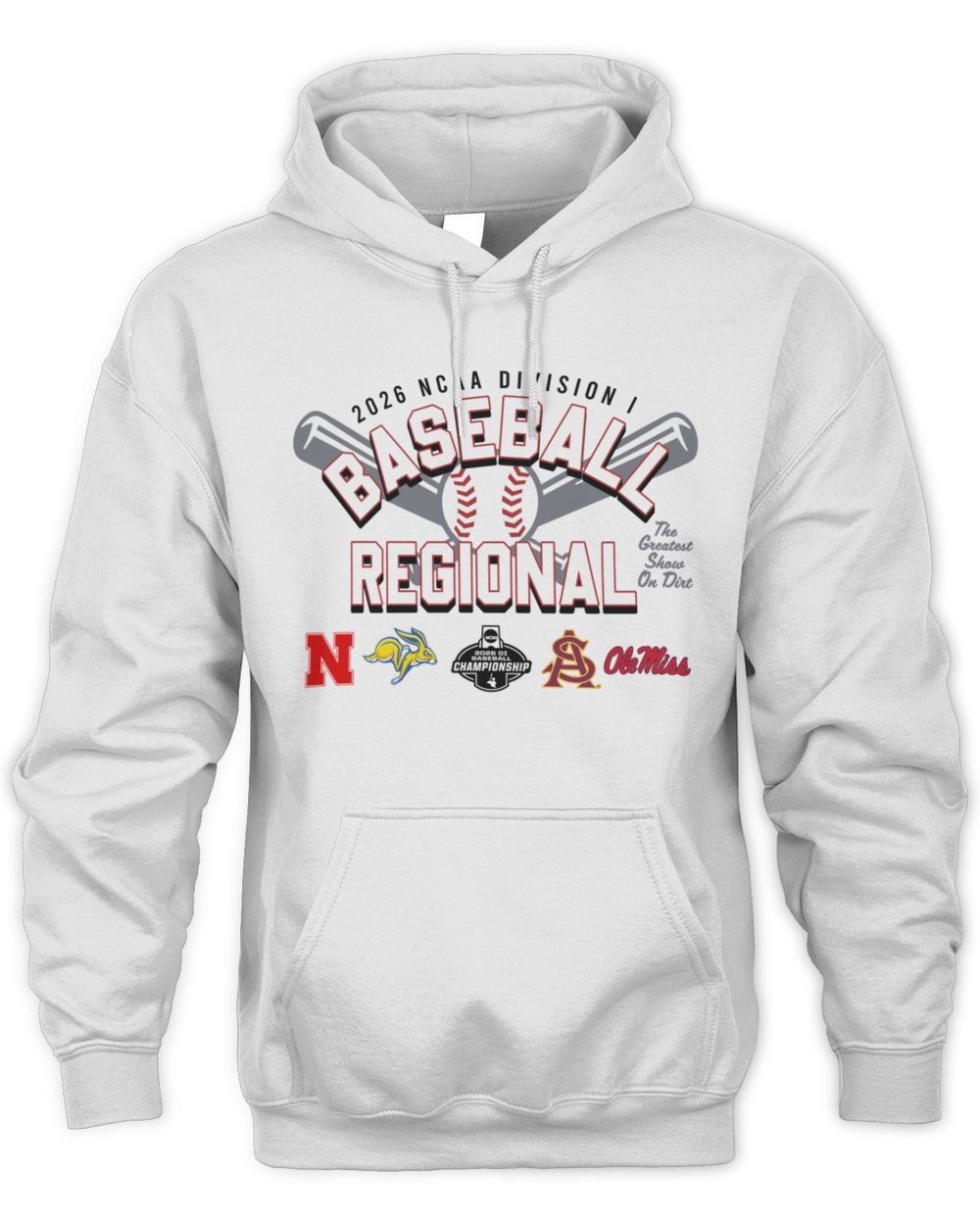 2026 NCAA Division I Baseball Regional Ole Miss Rebels Hoodie