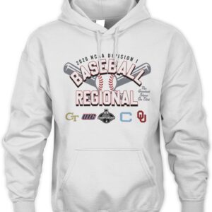2026 NCAA Division I Baseball Regional Oklahoma Sooners Hoodie