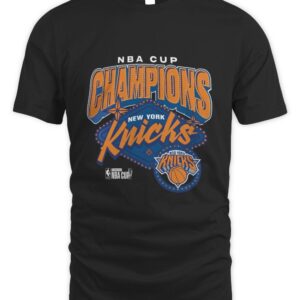 New York Knicks 2025 Emirates NBA Cup Champions T Shirt