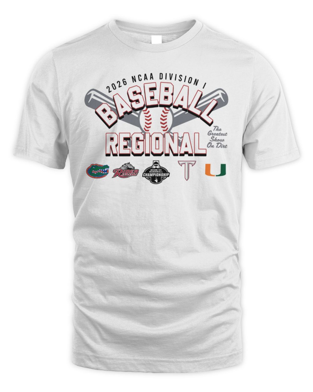 2026 NCAA Division I Baseball Regional Florida Gators Miami Hurricanes T Shirt